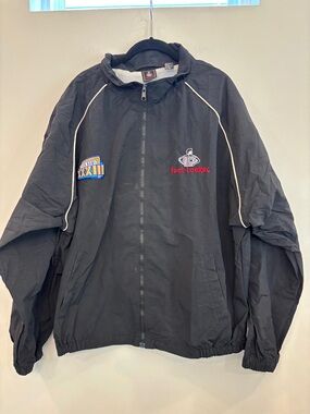 Vintage 1999 Super Bowl XXXIII Foot Locker Event Staff Jacket XXL #A93